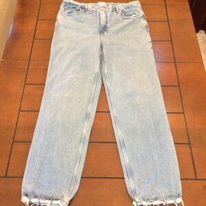 Good American good icon jeans 18 distressed hem